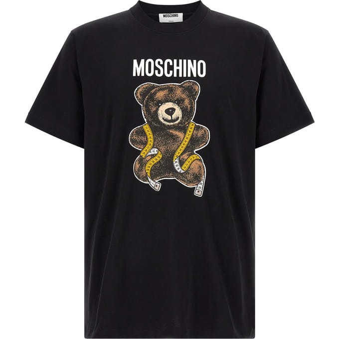 Moschino Zwarte Katoenen T-Shirt