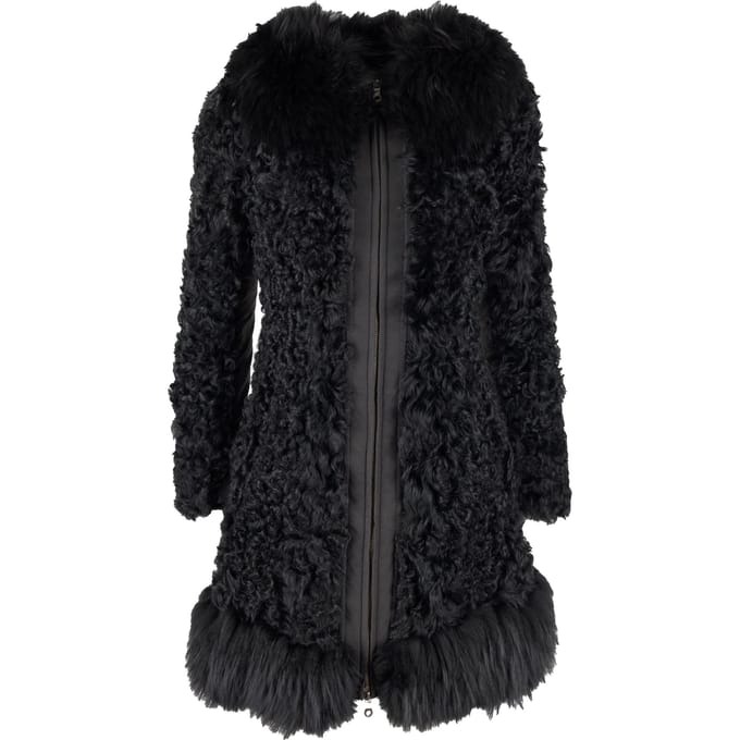 Moschino Goedkoop en Chic Shearling Jas met Bont - '10s