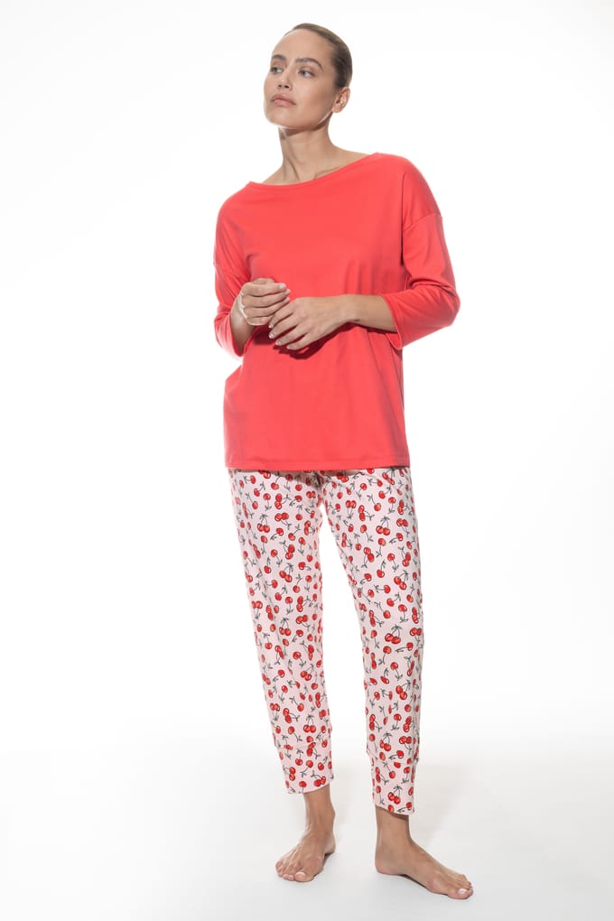 Pyjamaset Serie Cherry Rush Bonbon Pink