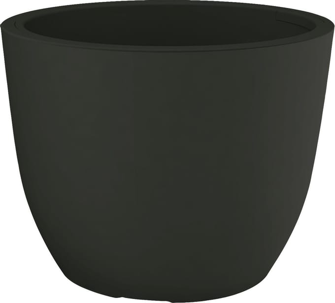 Bloempot Buiten Rond Conca Style 38cm ANTRACIET Nicoli