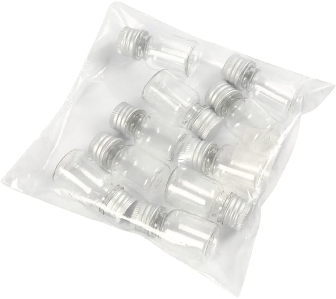 Potje met schroefdop, H: 48 mm, d 23,5 mm, 13 ml, 10 stuk/ 1 doos