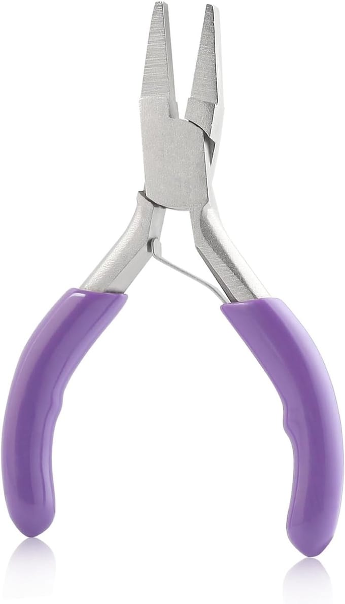 Mini Tang - Platbek Gereedschap - Sieraden Maken - Precisie Grip - 76 cm - Paars