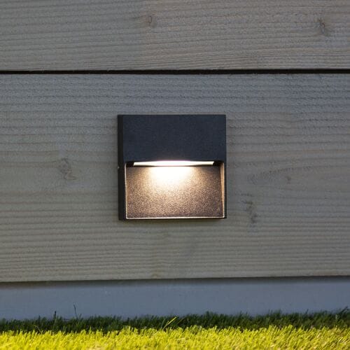 KS Verlichting Wandspot LED Shadow Square Buitenlamp