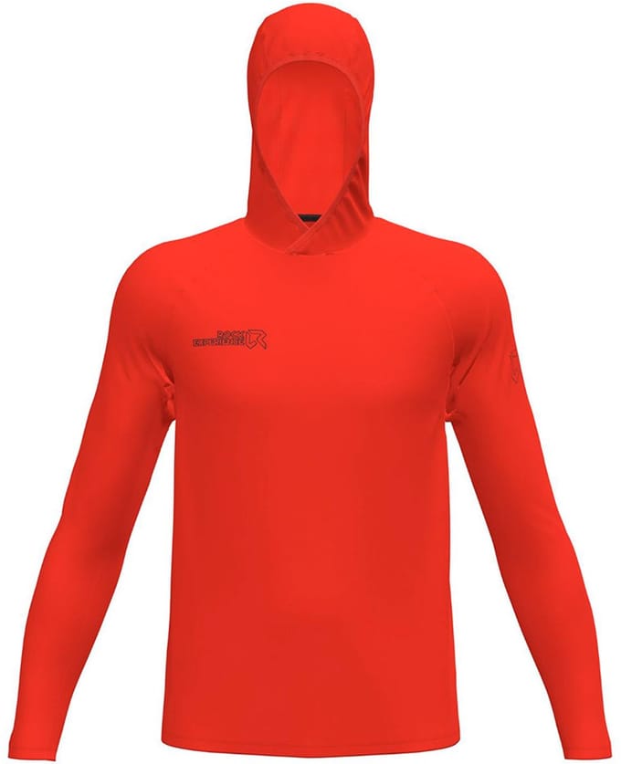 Rock Experience Wellhorn Fleece Met Kap Oranje M Man