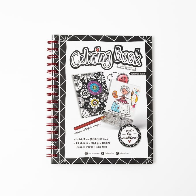 Coloring book Colorful magic - ABM 25 collection