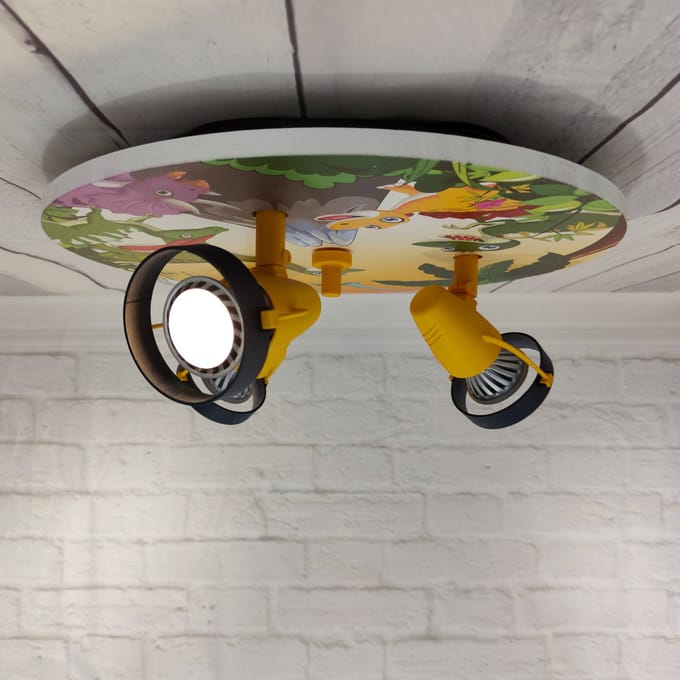 Niermann Standby Plafondspot Dinos, 3-lamps