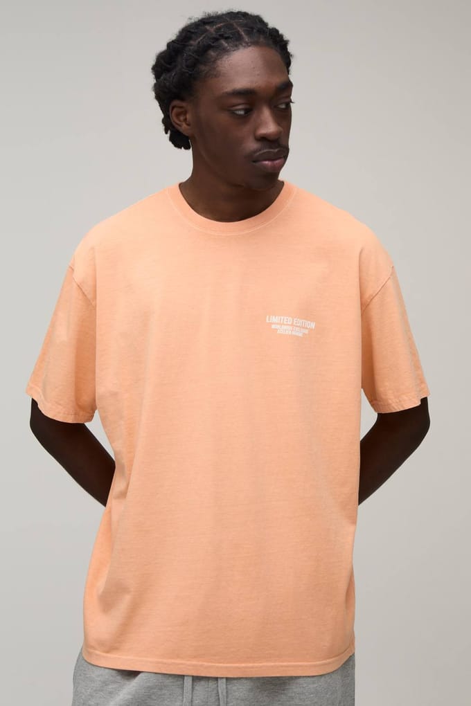 Oversized T-shirt Limited Edition | Orange | Size Large