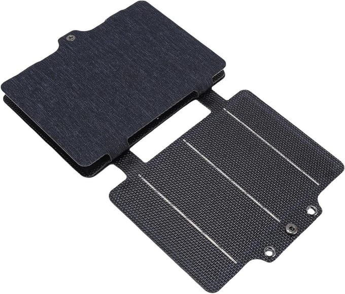 Draagbare Zonneoplader - Universele Oplader - Opladen Buiten - Flexibel Zonnepaneel - 20W 5V - Zwart