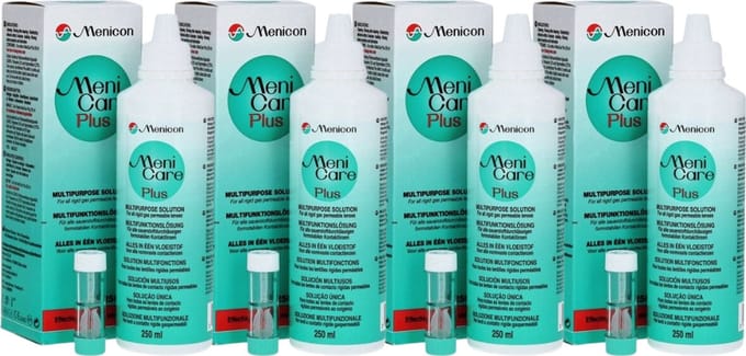 Menicare PLUS - lenzenvloeistof | 4x 250ml