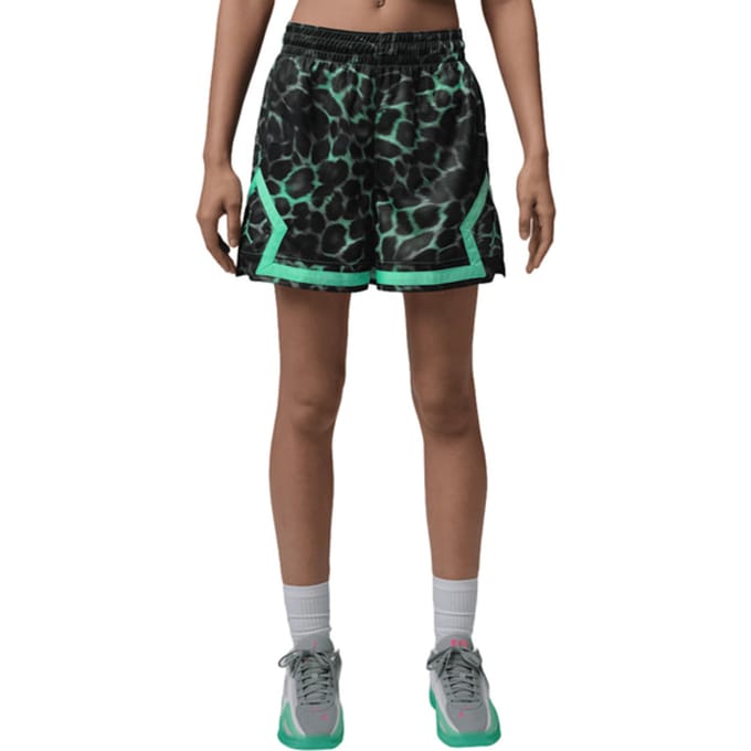 Jordan 4" Diamond Korte Broek Dames Groen K342
