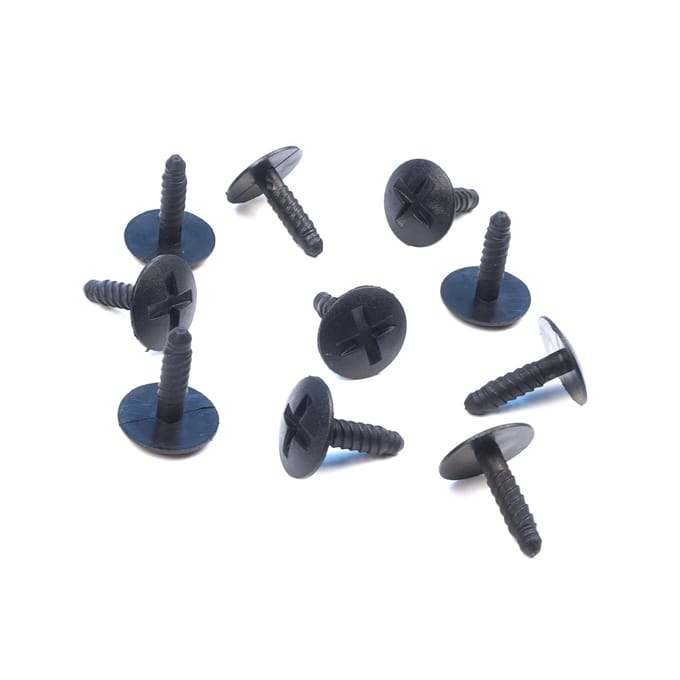 BCF41 10 Pièces Vis de Fixation pour Phare Noir pour VW 7H0915450