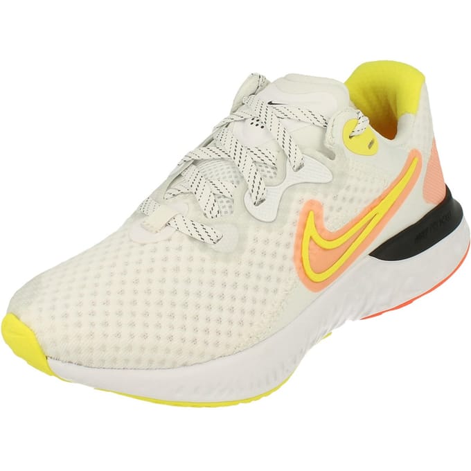 Nike Dames Renew Run 2 Witte Sneakers