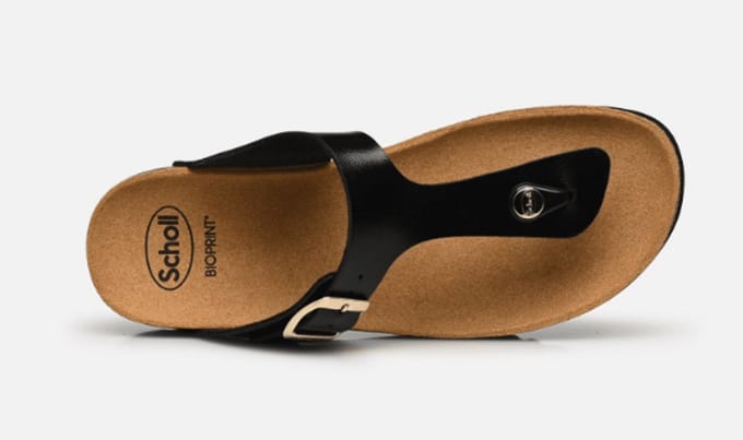 Scholl Dames Slipper Boa Vista | Zwart | Maat: 37