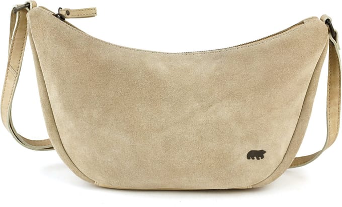 Bear Design Nola Jade Suede Leren Crossbodytas - Beige