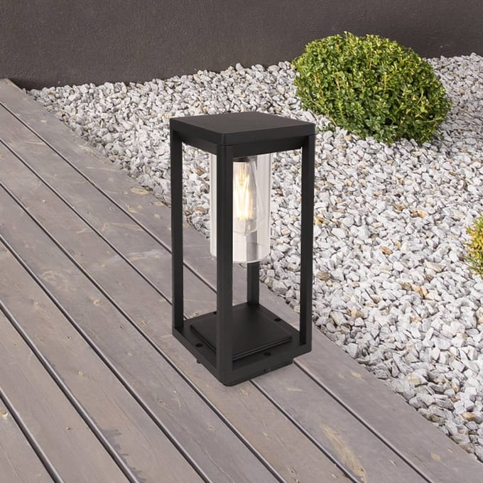 Globo Candela sokkellamp, 35 cm, zonder sensor