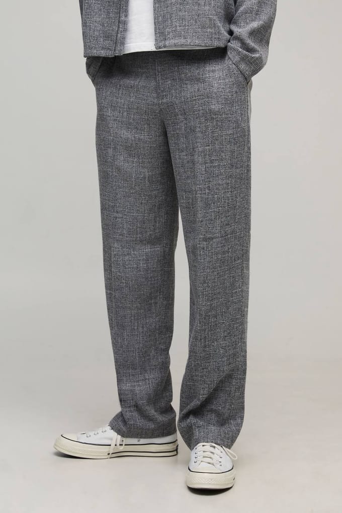 Relaxte Broek met Vaste Taille | Grey | Size 28