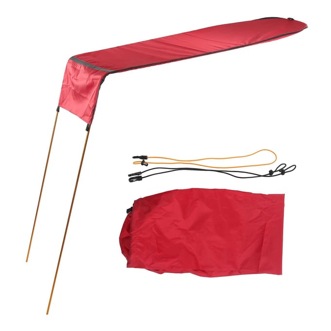 Kayak Zonnedak Draagbaar Opvouwbaar Boot Luifel Set Kayak Kano Zonnescherm Accessoires Red red