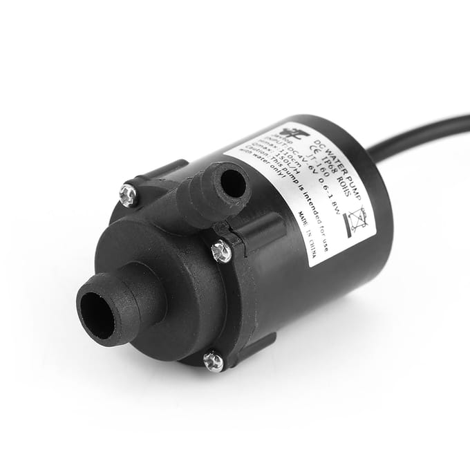 6V 150l H Micro Borstelloze Dompelwaterpomp Motor Koelpomp USB GD