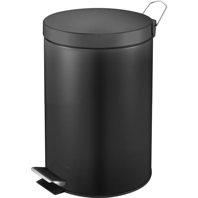 V-Part - Pedaalemmer 20 liter - Steel Plastic - zwart - Prullenbak