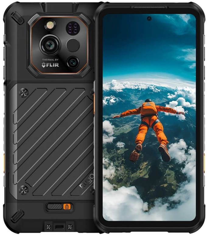 RugOne Xever 7 Pro 5G Robuuste Telefoon Thermische Beeldvorming Android 15 Smartphone 512GB ROM 12GB RAM