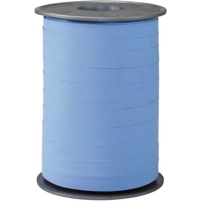 Krullint Paperlook Lichtblauw – Cadeaulint - 10mm