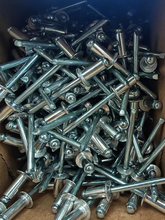 Popnagel, Blindklinknagel 4.8x10 - 500 stuks - aluminium/staal
