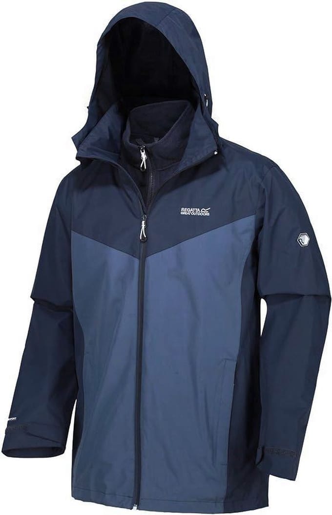 Regatta Heren Telmar 3-in-1 Jas Nightfall / Brunswick Maat M
