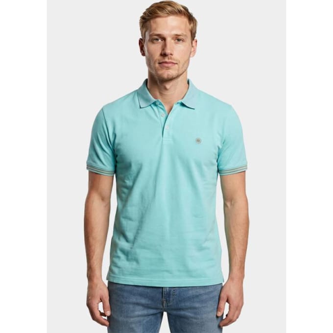 Bos Bright Blue Polo korte mouw cyril polo 26108cy32bo/4021