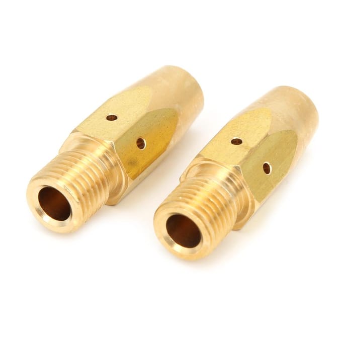Contacttip Adapter voor MIG Laspistool Gasdiffusor voor Miller M25M40 & Hobart(5 stuks) 5pcs