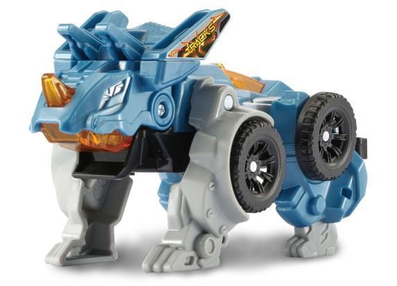 VTech Switch & Go Dino's - Fire Tracks de Triceratops - Kinder Speelgoed Dinosaurus - Interactief Robot Speelfiguur - Vanaf 4 Jaar en ouder