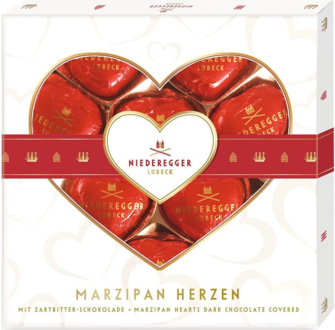 Niederegger | Marsepein Harten | 125 gram