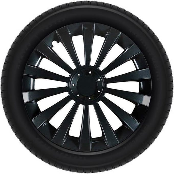 Wieldoppen set - 14 inch – Meridan zwart (4 stuks)