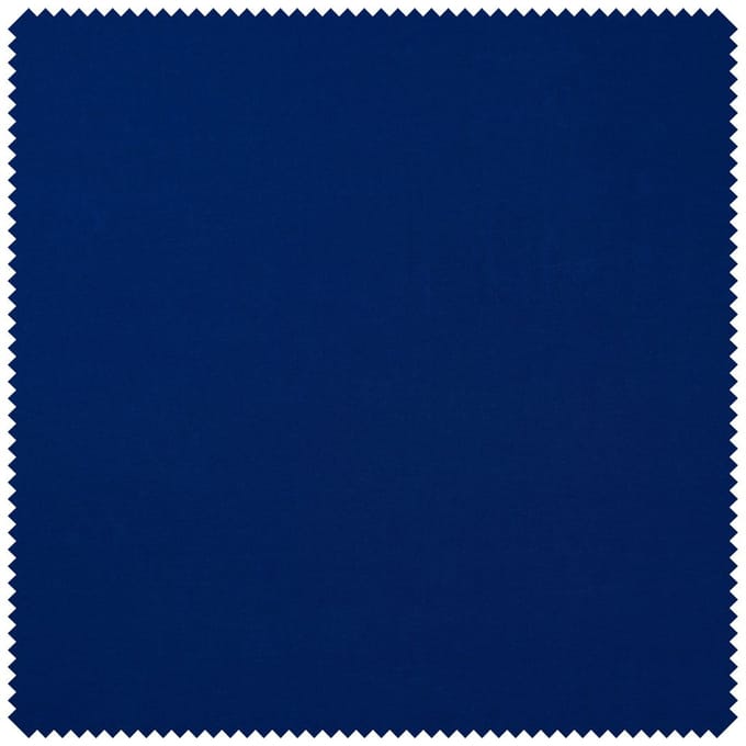 Katoenen stof "Uni" - Blauw