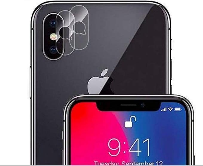 ShieldCase camera protector geschikt voor Apple iPhone X / Xs camera lens protector - tempered glass - Camera Bescherming - Glas - Beschermglas