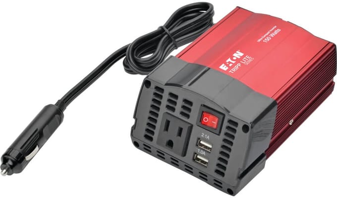 Tripp Lite PV150USB netvoeding & inverter Auto 150 W Zwart, Rood
