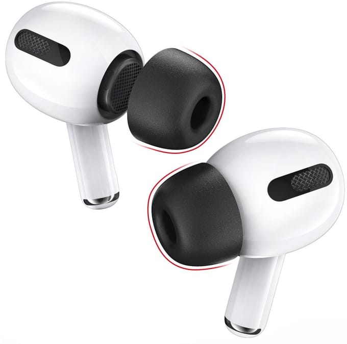 3 Pack Memory Foam Medium Dopjes Oordopjes Vervanging Tips Geschikt voor AirPods Pro (1e & 2e Generatie)