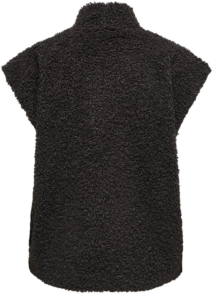 regular fit bodywarmer in teddystof model 'NAYA'