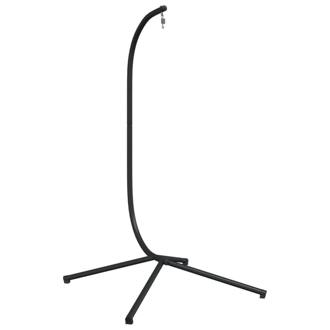 vidaXL - Standaard - voor - Hang-Ei - Stoel - zonder - Mand - Antraciet