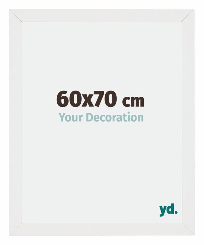 Your Decoration - Fotolijst 60x70 cm - MDF - Wit Hoogglans - Mura
