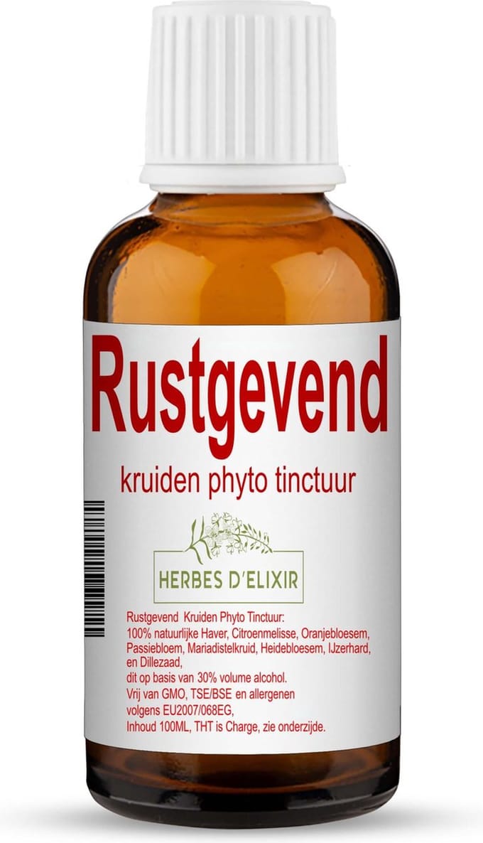 Herbes D'elixir Rustgevend Tinctuur – 100 ml – 1 stuk - Natuurlijke ingrediënten