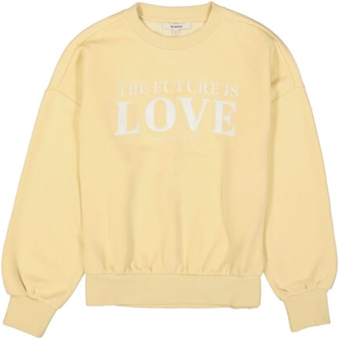 Geprinte sweatshirt voor dames Garcia The Future Is Love