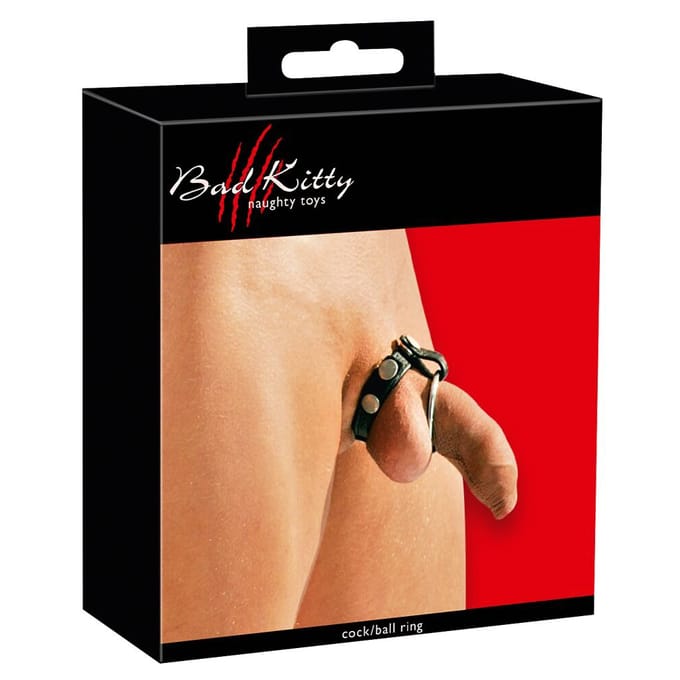 Lederen penis cockring