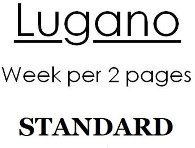 Lugano Agenda-inhoud 2026 Standard
