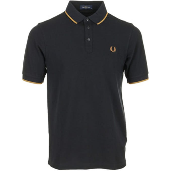 Polo Shirt Korte Mouw Fred Perry Collar Stand Polo Shirt