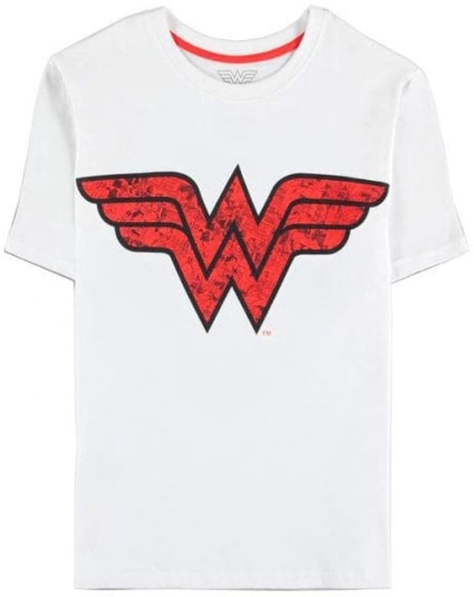 DC Comics Wonder Woman - Logo Dames T-shirt - 2XL - Wit