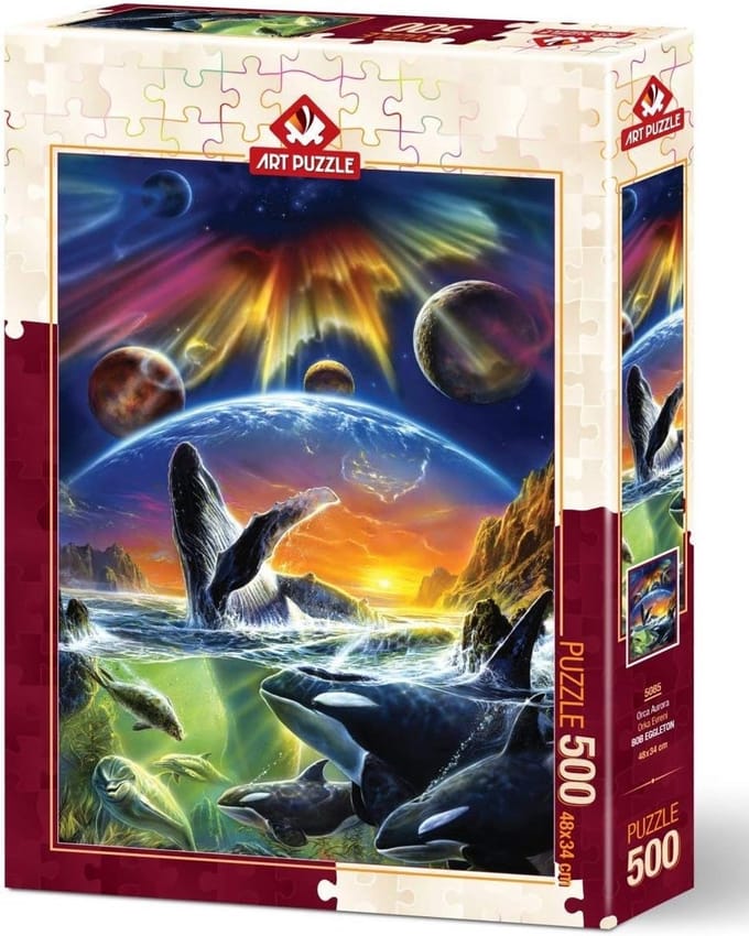 500 Stukken Puzzel Galaxie & Walvis - Uitdagend Legpuzzel