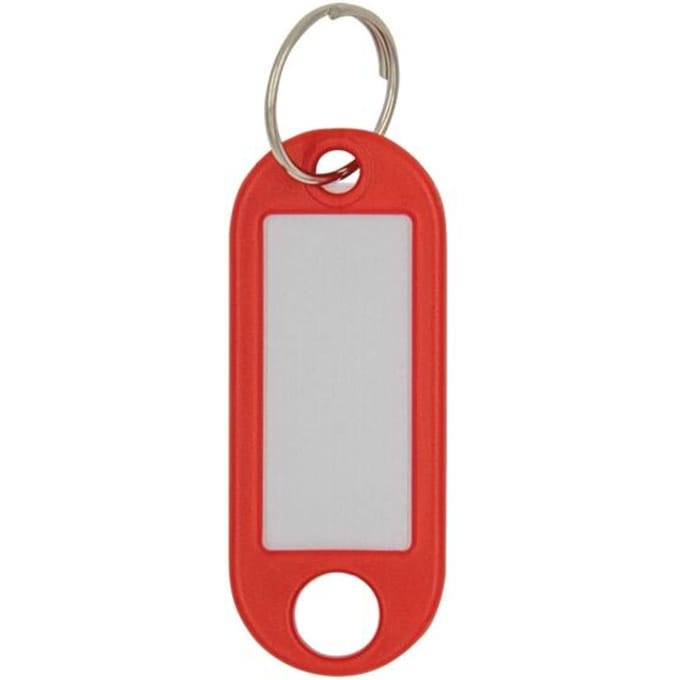 WEDO Sleutelhanger met ring, diameter: 18 mm, rood