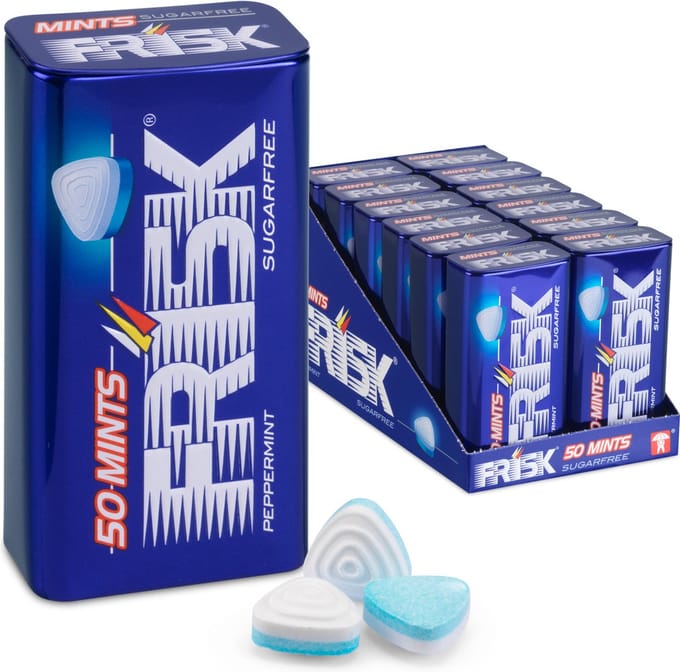 Frisk XL Peppermint - Frismakers - Suikervrij - 1x12stuks