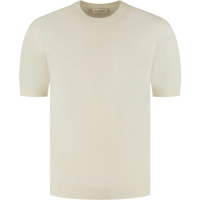 Duquezzi Merino T-shirt T-shirts Off White Dqc30026005