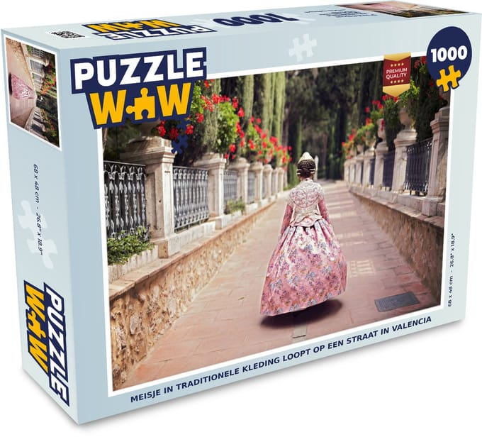 Puzzel Valencia - Tuin - Kleding - Legpuzzel - Puzzel 1000 stukjes volwassenen